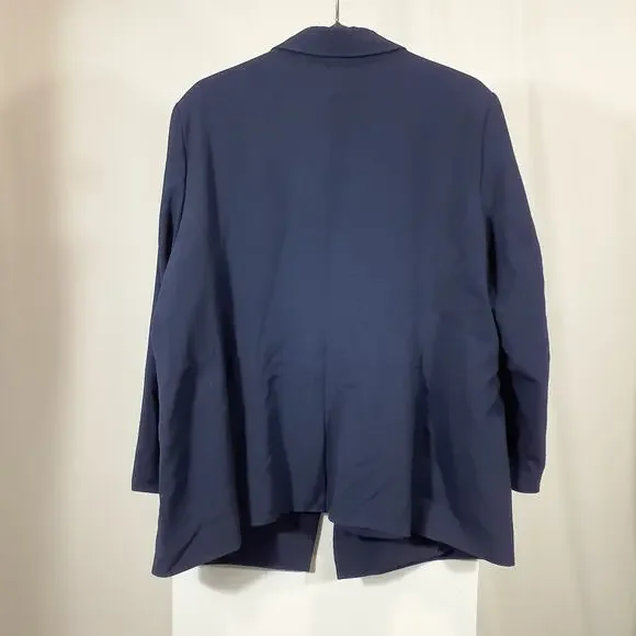 Halogen Pointed Hem One-Button Blazer Size 22W - Picture 3 of 5